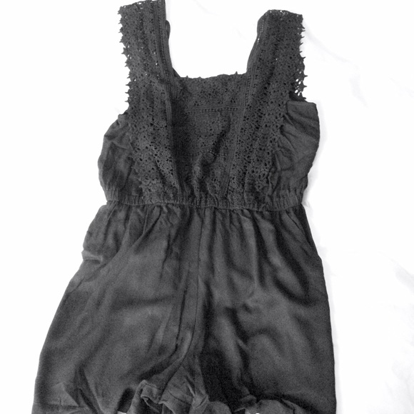 Forever21+ Crochet Romper