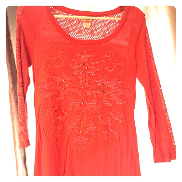 orange daytrip top