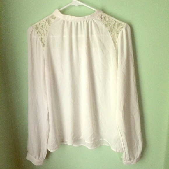 Sheer Hi-Neck Blouse