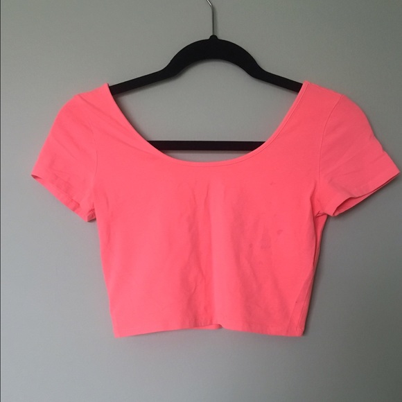Hot Pink Forever 21 Crop Top