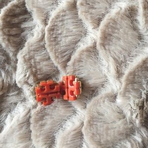 Tory Burch T logo stud earrings