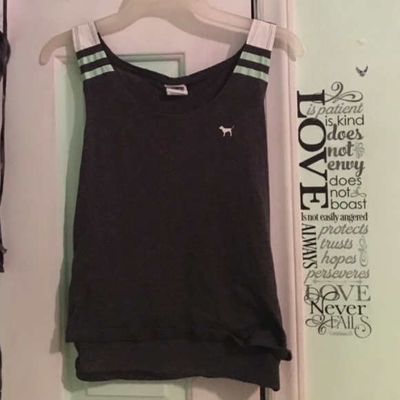 PINK tank top/muscle tee