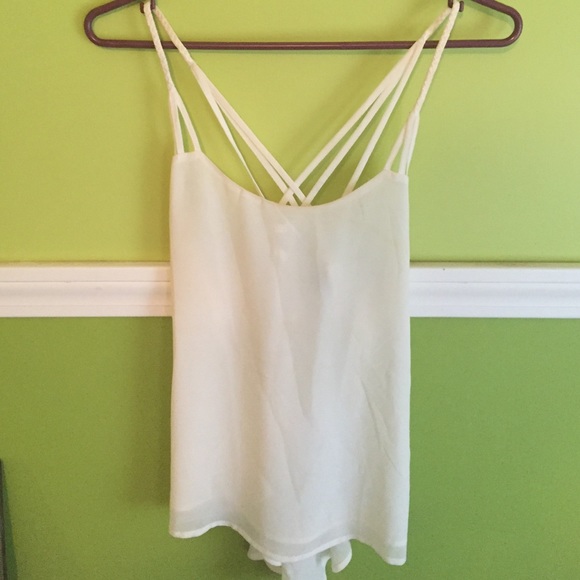 Sheer white tank