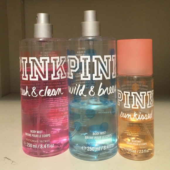 3 PINK sprays