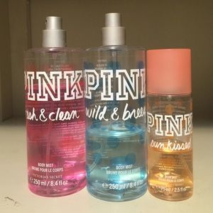 3 PINK sprays
