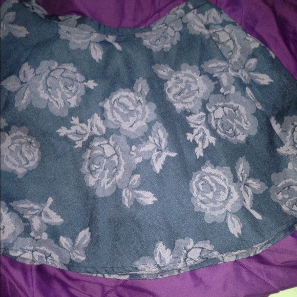 Printed skater skirt