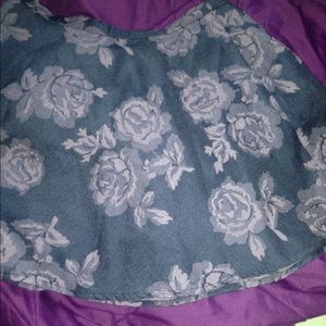 Printed skater skirt