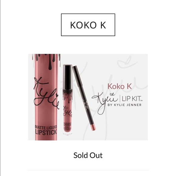 Kylie Jenner "Koko K" lip kit