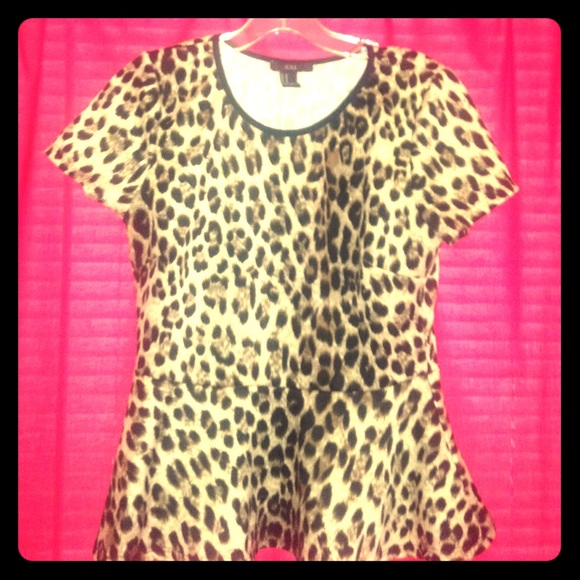 Cheetah Print Blouse