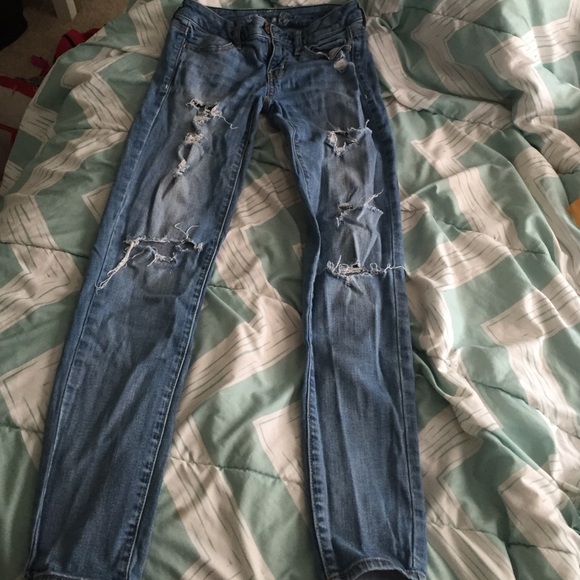 American Eagle Ripped Jeggings - Picture 1 of 3