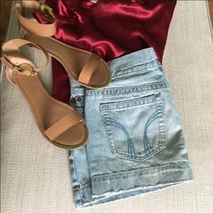 Hollister Jean Denim Mini Skirt