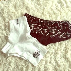 NWOT***rare***chrome hearts hipster undies
