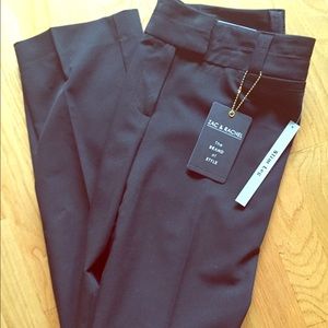 Zac and Rachel black slim leg dress pants