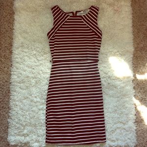 Black and White Striped Dress