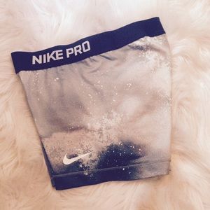 RARE Grey Galaxy Nike Pro Shorts