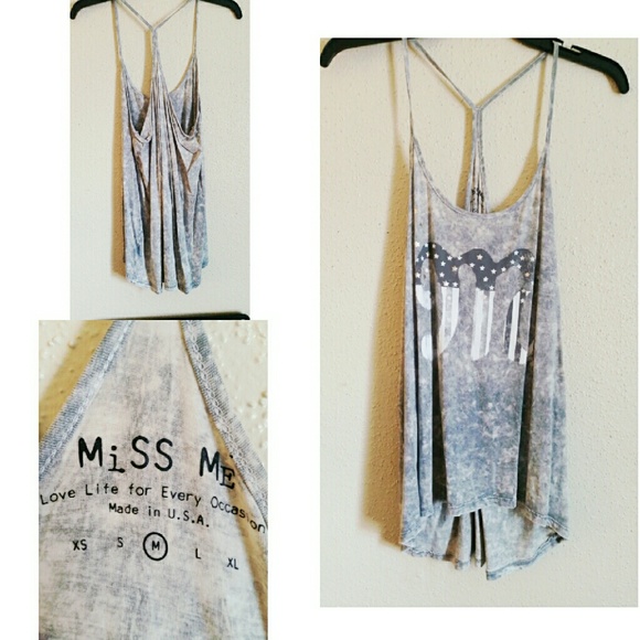 Miss me tank