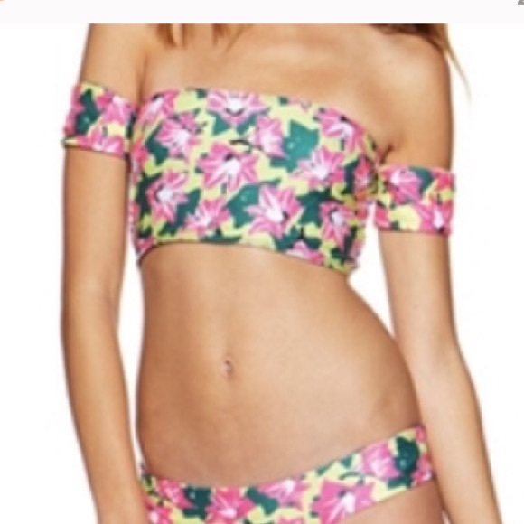 Beach riot floral crop top _M