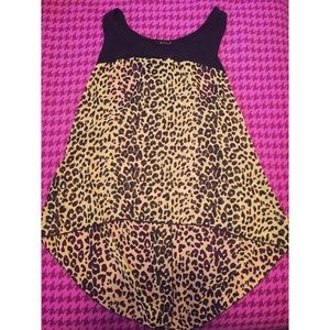 Leopard patterned shirt