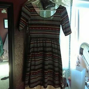 Tribal patterned dress
