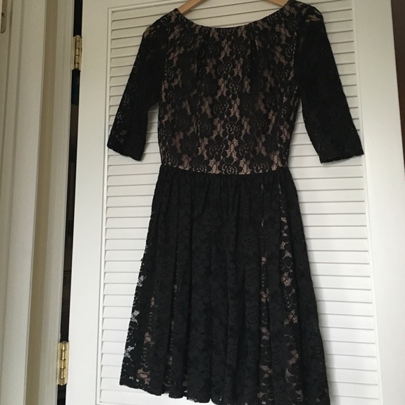 Rachel Zoe Black Amanda Lace Dress