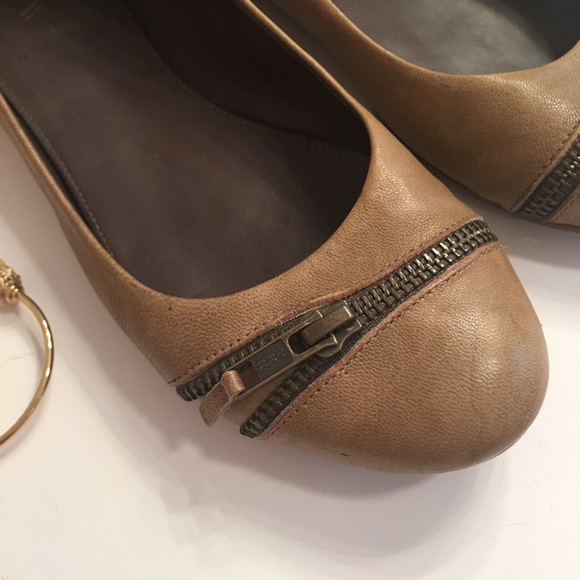 J Crew Zipper Ballet Flats - Picture 3 of 4