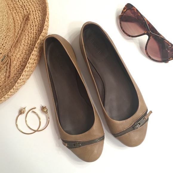 J Crew Zipper Ballet Flats - Picture 4 of 4