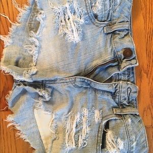 high waisted shorts (american eagle)