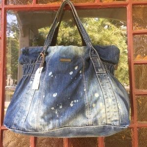 JOE'S WASHED DENIM POCKET BOOK