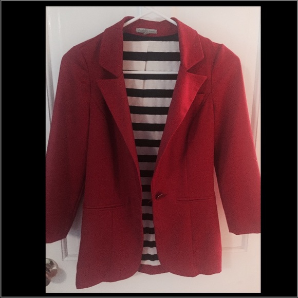 Red blazer