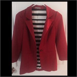 Red blazer