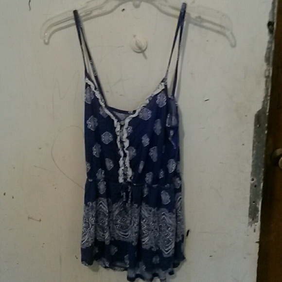 Blue summer top