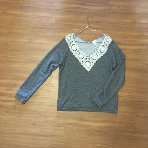 Charcoal gray sweater
