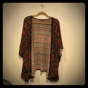 An Extremely Flowy Cardigan