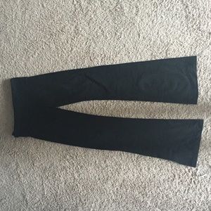 Victoria's Secret all black fold over yoga pants
