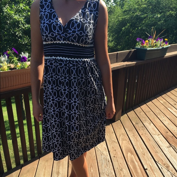 Black and white patterned dress. Never worn