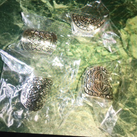 ❗️ LAST ONE ❗️Gypsy Boho knuckle Ring set 🌟 - Picture 4 of 4