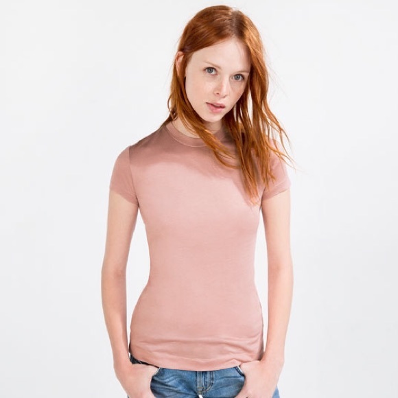 Zara blush tshirt