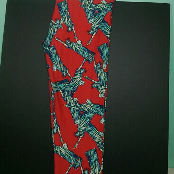 LulaRoe statue of liberty leggings Nwt