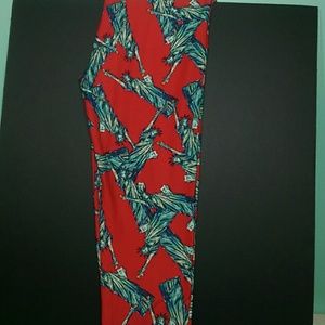 LulaRoe statue of liberty leggings Nwt