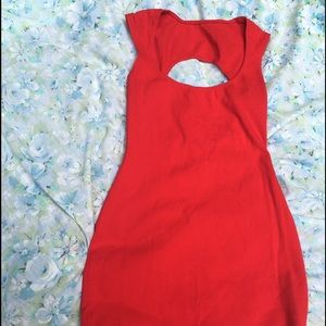❤️American Apparel Red Open-Back Mini Dress❤️