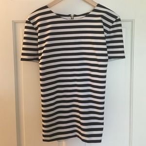 Michael Kors XL heavy weight nautical stripe crew