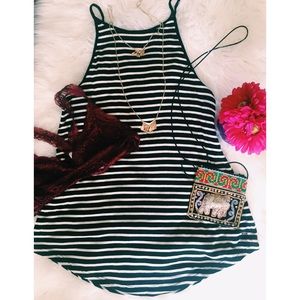 American Eagle High Neck ((Striped Tank))