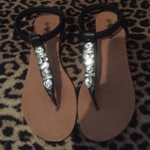Cute bling sandals from deb