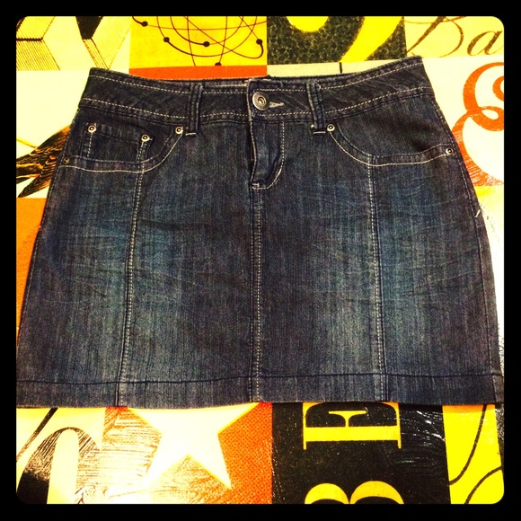Blue jean skirt