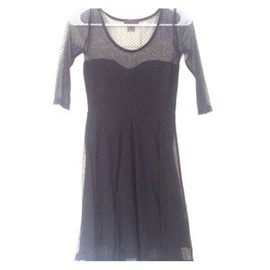 Polka Dot Mesh Dress