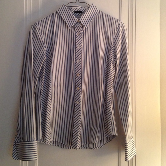 Talbots Wrinkle Resistant Button Down, 4p Cotton - image 1