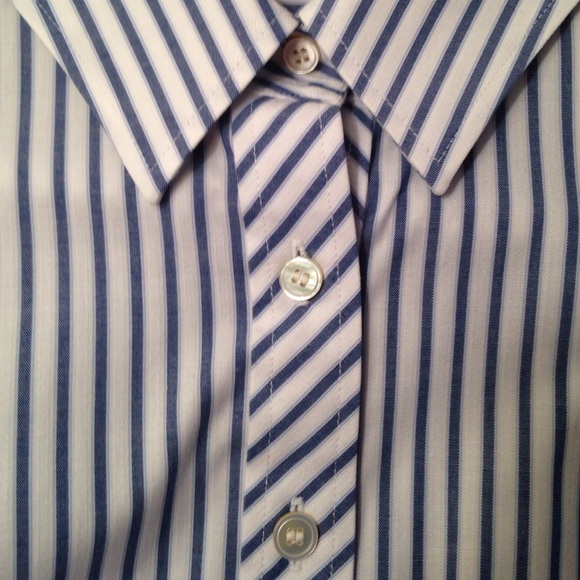 Talbots Wrinkle Resistant Button Down, 4p Cotton - image 2