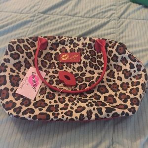 Betsy Johnson Leopard Tote