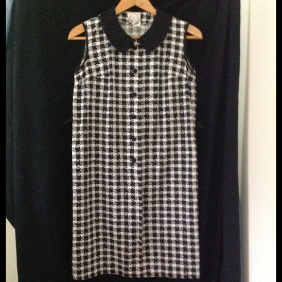 ❌SOLD❌ Vintage 1960s B&W dress - Picture 2 of 4