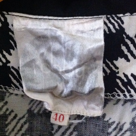 ❌SOLD❌ Vintage 1960s B&W dress - Picture 4 of 4